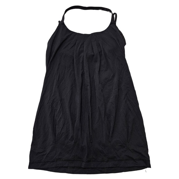 Lululemon Women's Black Halter Strappy Back Tank Top. Size‎ 6 - Picture 1 of 6